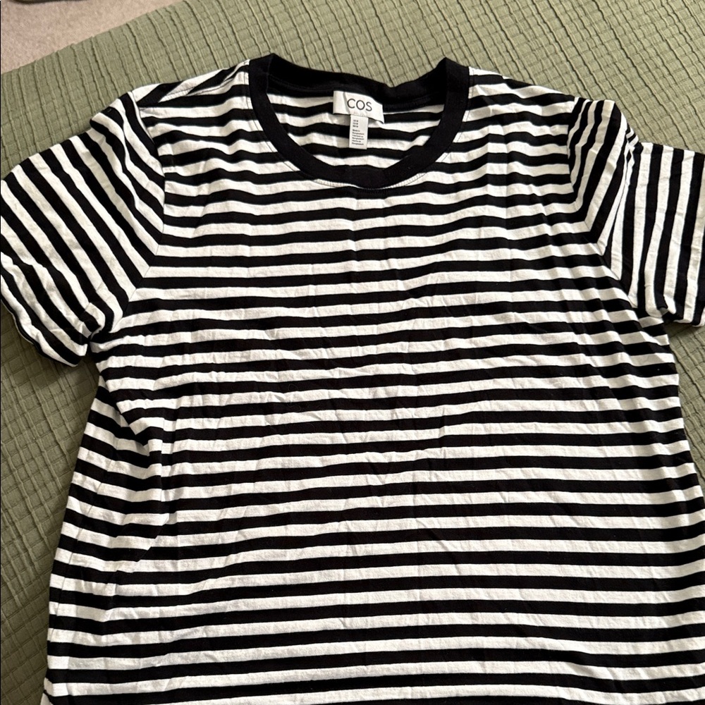 COS Monochrome Striped Tee